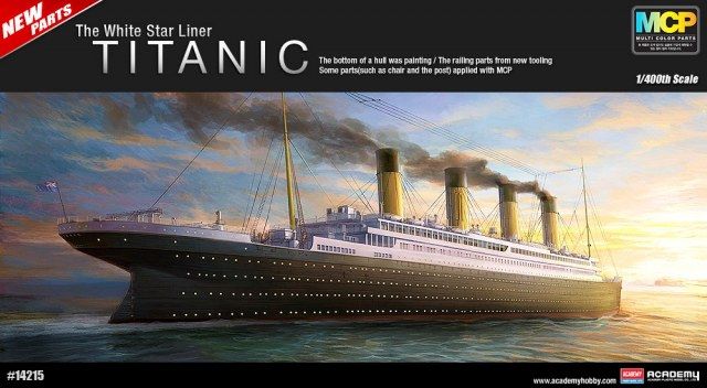 PeKriPe Myynti – Tuote: Titanic 1/400 koottava pienoismalli MCP versio