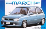 Nissan March Micra  1/24 pienoismalli 