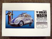 Volkswagen kupla beetle 1950 poliisiauto  1/32