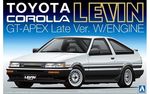  Toyota  COROLLA AE86 LEVIN GT-APEX Late Ver 1/24
