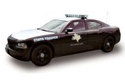Texas state patrol poliisiauto  1/25 koottava pienoismalli    