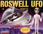 Roswell ufo miehistöineen   1/48  koottava pienoismalli 