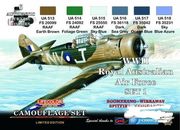 Australian air force WW2 RAAF set 1  lifecolor maali      