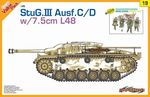 StuG. III Ausf.C/D w/7.5cm L48 BONUS Figure set and Magic Tracks 1/35