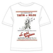 Tintti T-paita Tintin & Milou retro koko XL 