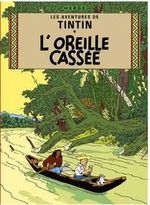  Tintin Lòreille Cassee    albumi  Ranskankielinen   