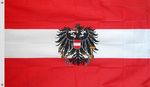 Itävallan   lippu     kotkalla 