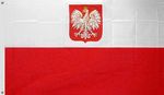 Puolan  lippu  kotkalla