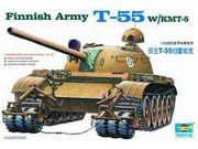 T-55 miinaharavalla 1/35 panssarivaunu suomi