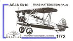 ASJA SK-10 raab-katzenstein RK .26  1/72 vac sarja    