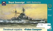 HMS battleship Royal Sovereign 1/500