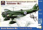 Bristol Blenheim Mk.1 1/72  lentokone   suomi 