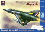Dassault "Mirage" IIIE interceptor   1/72 lentokone  