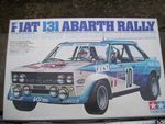 Fiat 131 Abarth  Monte Carlo rally 1980  1/20  pienoismalli    