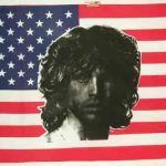 USA lippu Jim Morrison  kuvalla    