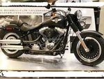 Harley Davidson FLSTFB  Fat Boy hd 1/6 pienoismalli 