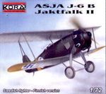 ASJA J-68   1/72 lentokone   suomi versio!  