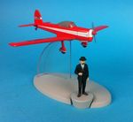  Tintin lentokone 8 punainen