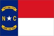 Pohjois carolina osavaltion lippu    