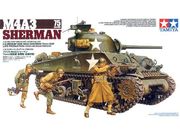 M4A3  Sherman late version  75 mm gun  tank  1/35 pienoismalli   