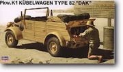 Pkw. K1 Kubelwagen typ 82 DAK   1/24 koottava pienoismalli 