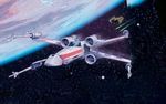 Luke Skywalker X-wing    koottava pienoismalli  