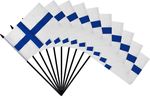 Suomen lippu käsilippu 10 kpl