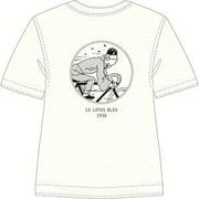 Tintti T-paita  Sininen Lootus White  koko  10 vuotiaille 