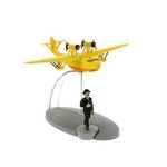  Tintin lentokone 25 yellow seaplane