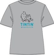 Tintti T-paita Tintti Bruxelles XL harmaa